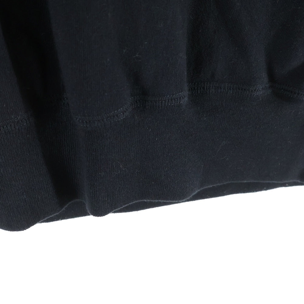 WASTED YOUTH(ウェイステッドユース) Dont Bother Me Anymore Hooded ロゴプリント スウェット プルオーバーパーカー ブラック