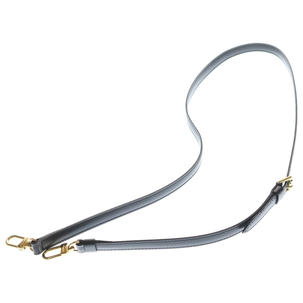 LOUIS VUITTON(ルイヴィトン) レザー ショルダーストラップ ブラック/ゴールド レディース