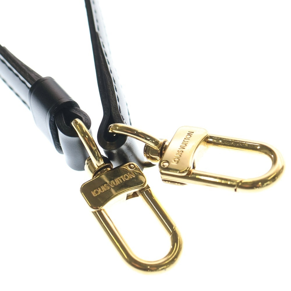 LOUIS VUITTON(ルイヴィトン) レザー ショルダーストラップ ブラック/ゴールド レディース