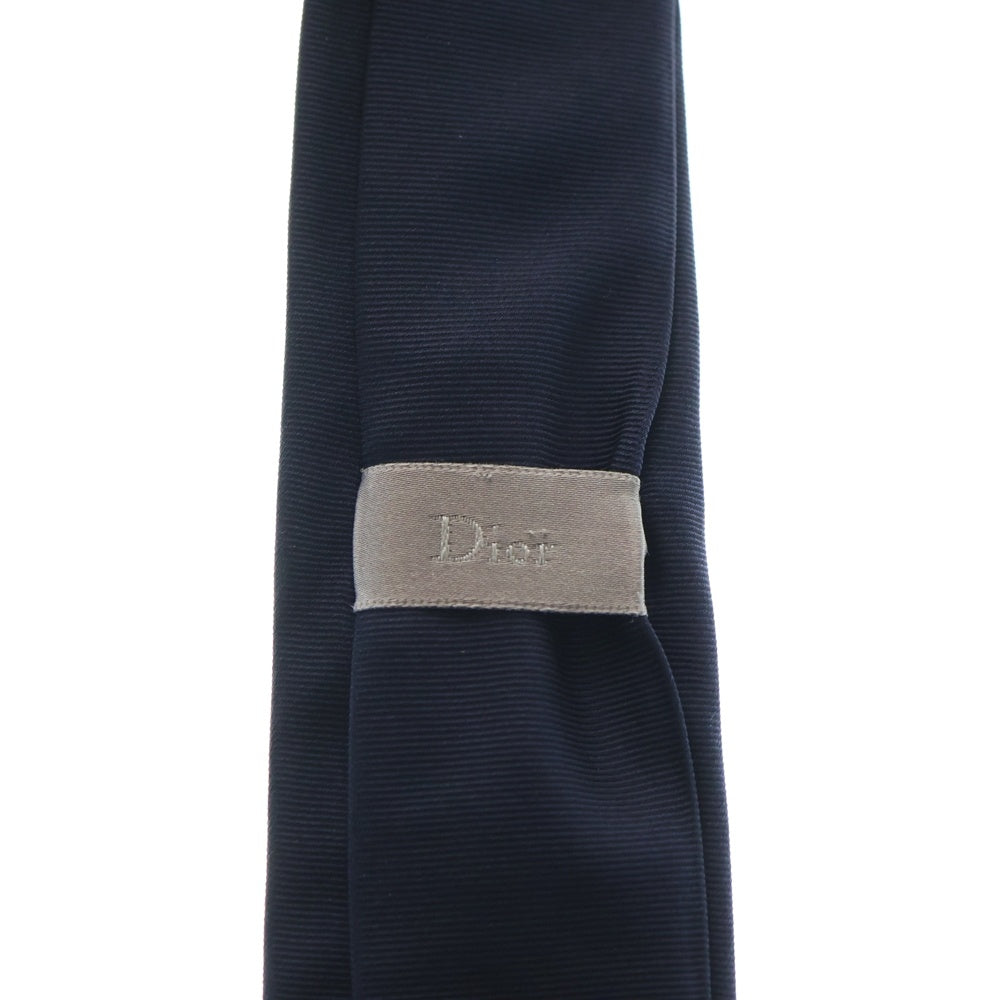 Dior HOMME(ディオールオム) ストライプ シルク ネクタイ ネイビー レディース