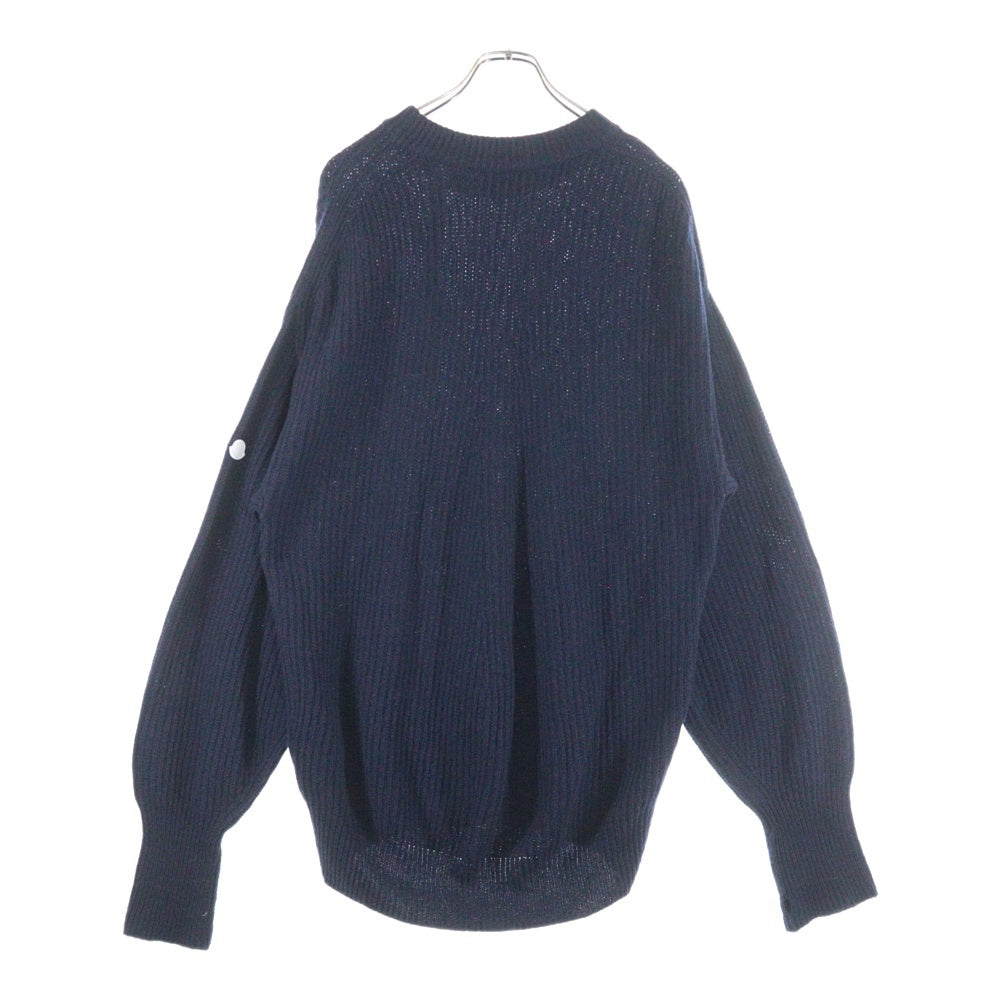 MONCLER(モンクレール) 21AW ×HYKE GIROCOLLO TRICOT ハイク カシミヤ ニットセーター ネイビー G209K9C00003 M1213