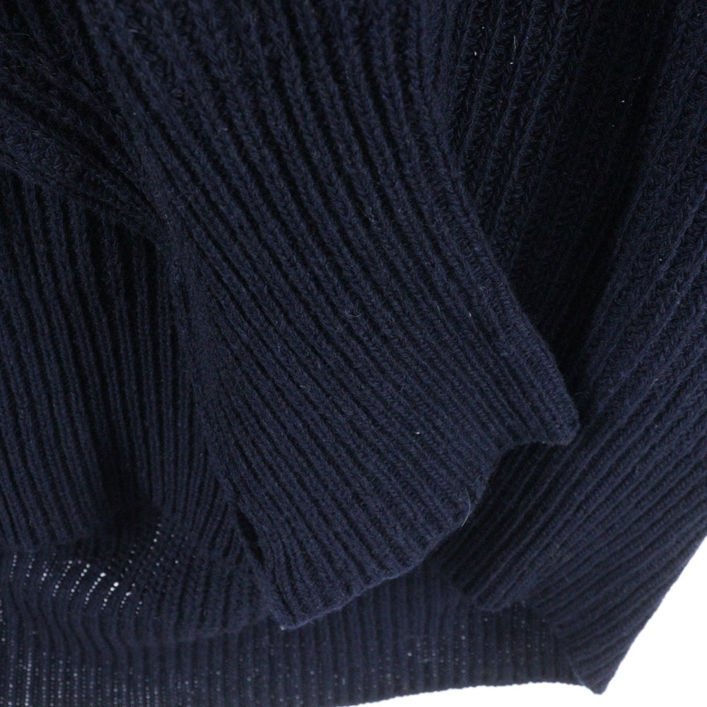 MONCLER(モンクレール) 21AW ×HYKE GIROCOLLO TRICOT ハイク カシミヤ ニットセーター ネイビー G209K9C00003 M1213