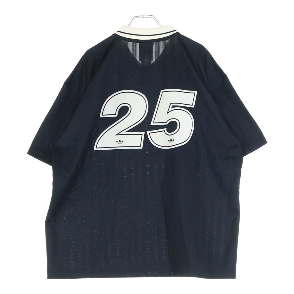 adidas(アディダス) 25AW ×oasis 25 TOKYO JAPAN TOUR JACQUARD JERSEY オアシス 東京ツアー ジャカード ジャージ 半袖シャツ ブラック KT3437