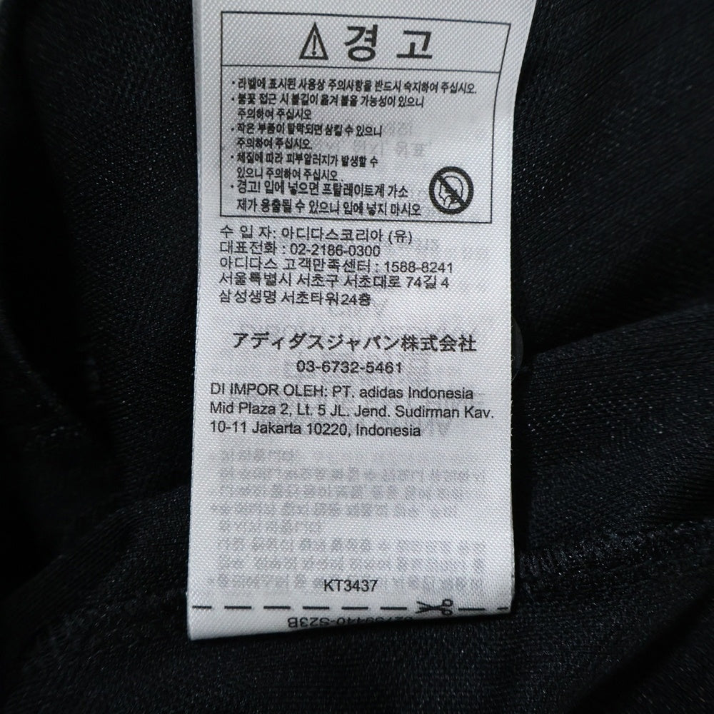 adidas(アディダス) 25AW ×oasis 25 TOKYO JAPAN TOUR JACQUARD JERSEY オアシス 東京ツアー ジャカード ジャージ 半袖シャツ ブラック KT3437