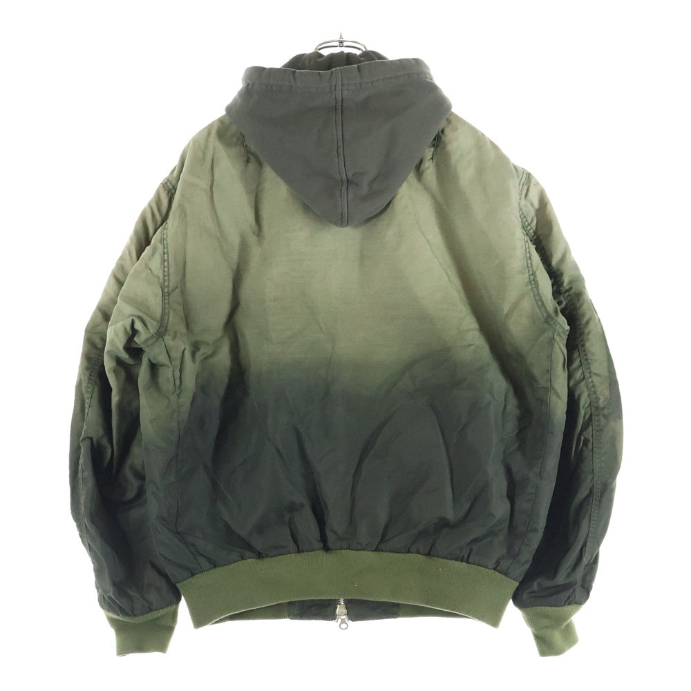 DIESEL(ディーゼル) J-COMMON セパレートフード 染加工 フライトジャケット カーキ A10500
