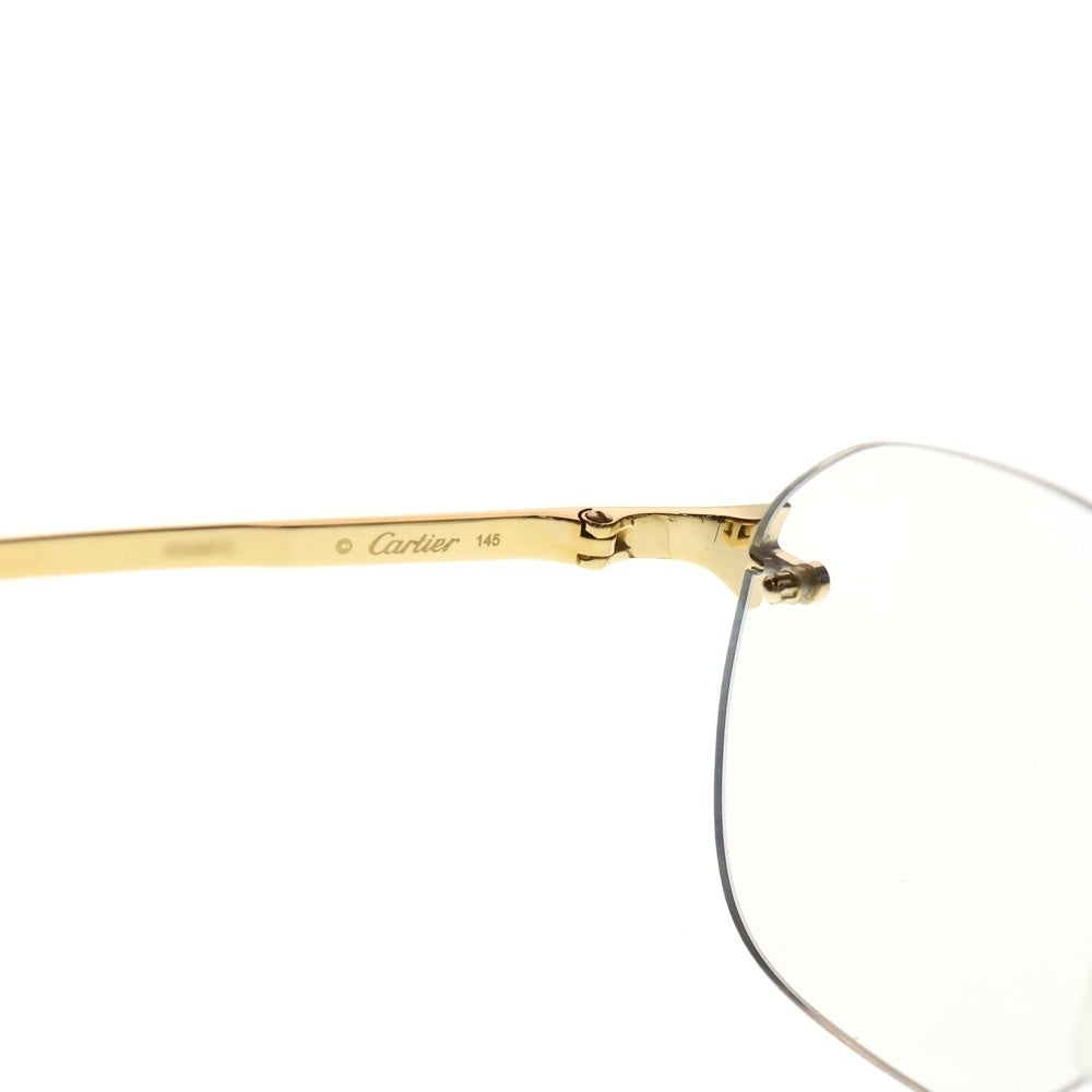 Cartier(カルティエ) ビスモチーフ リムレス メガネ サングラス アイ