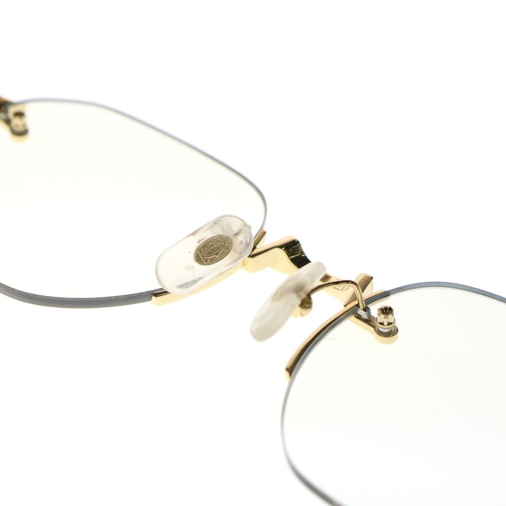 Cartier(カルティエ) ビスモチーフ リムレス メガネ サングラス アイ