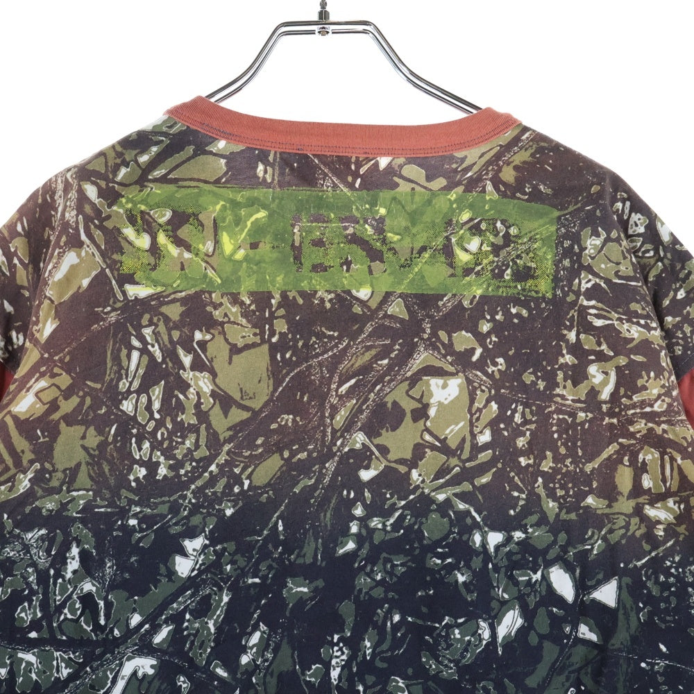 DIESEL(ディーゼル) T-BOXT-CAMOU グラデーションカモ クルーネック半袖Tシャツカットソー マルチ A16763