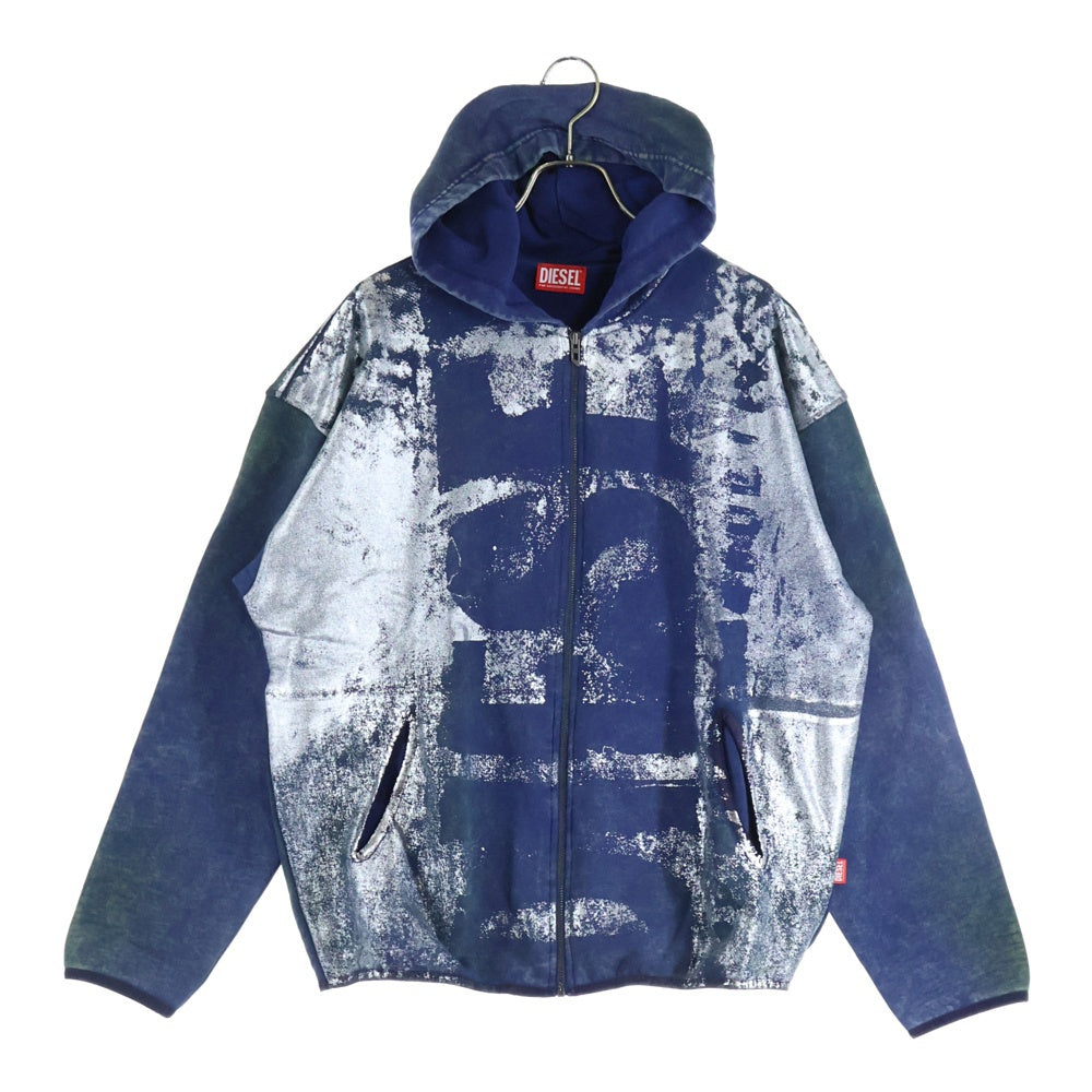 DIESEL(ディーゼル) S-LOXTY-ZIP ジップアップ スウェットパーカー ブルー A16147