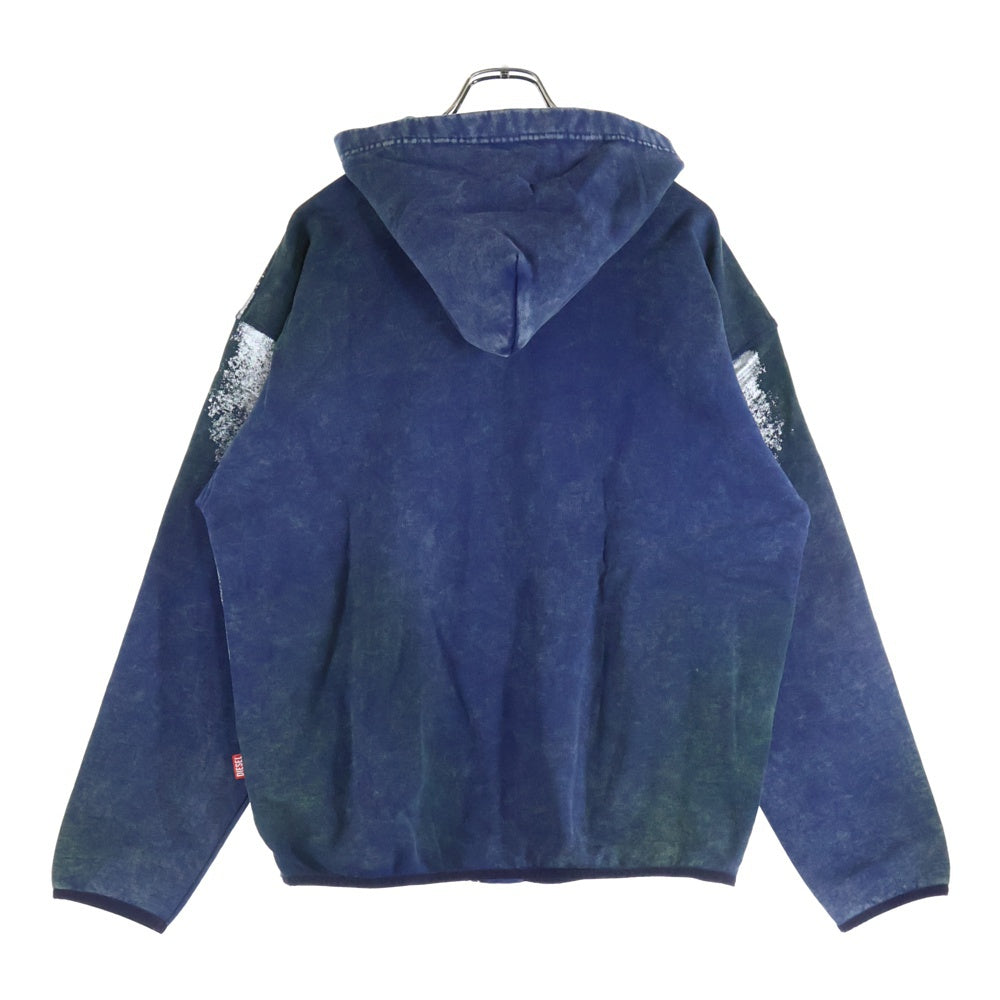 DIESEL(ディーゼル) S-LOXTY-ZIP ジップアップ スウェットパーカー ブルー A16147