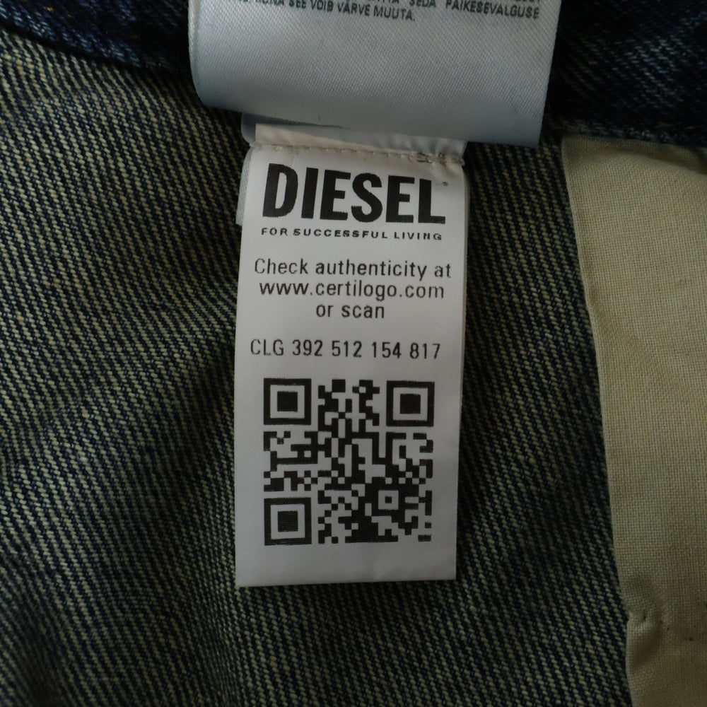 DIESEL(ディーゼル) JP-P-MARTY パラシュート カーゴ デニムパンツインディゴ P01142