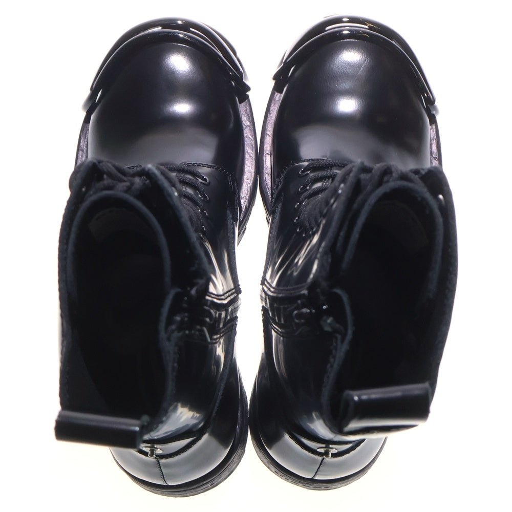 DIESEL(ディーゼル) 23AW D-HAMMER BT D レースアップ レザー アンクルブーツ ブラック Y03254