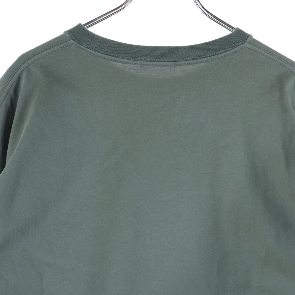 ULTERIOR(アルテリア) コットン クルーネック 長袖Tシャツ カットソー カーキ ULCS71-HA168