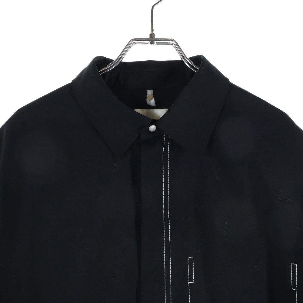 OAMC(オーエーエムシー) 21SS IAN SHIRT ウール ジップアップ 長袖