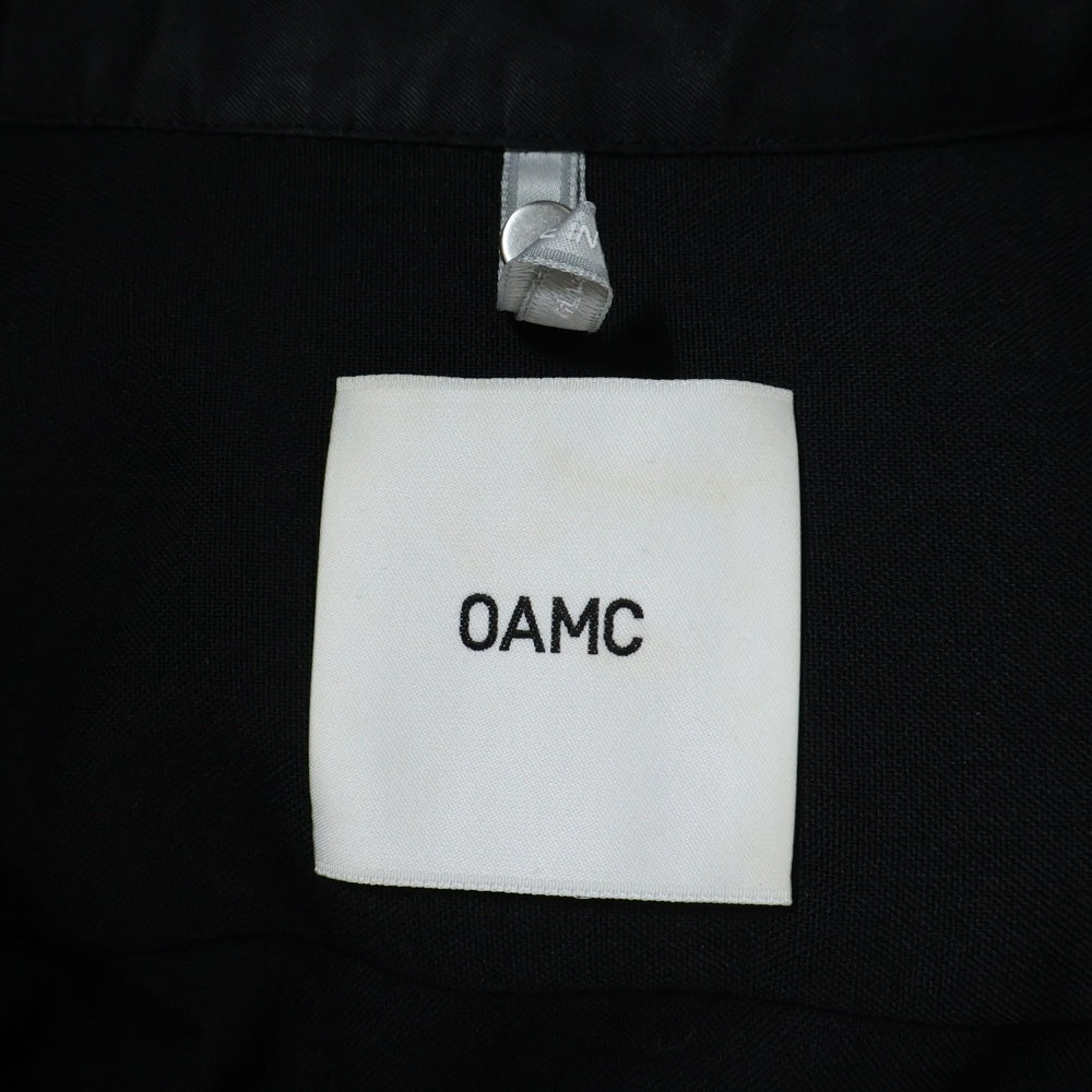 OAMC(オーエーエムシー) 21SS IAN SHIRT ウール ジップアップ 長袖