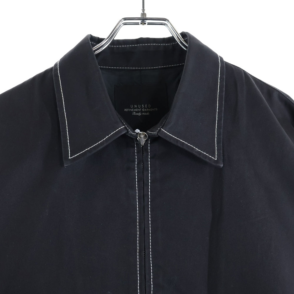 UNUSED(アンユーズド) 18SS Drizzler Jacket コットン ジップアップ ジャケット ブラック US1407