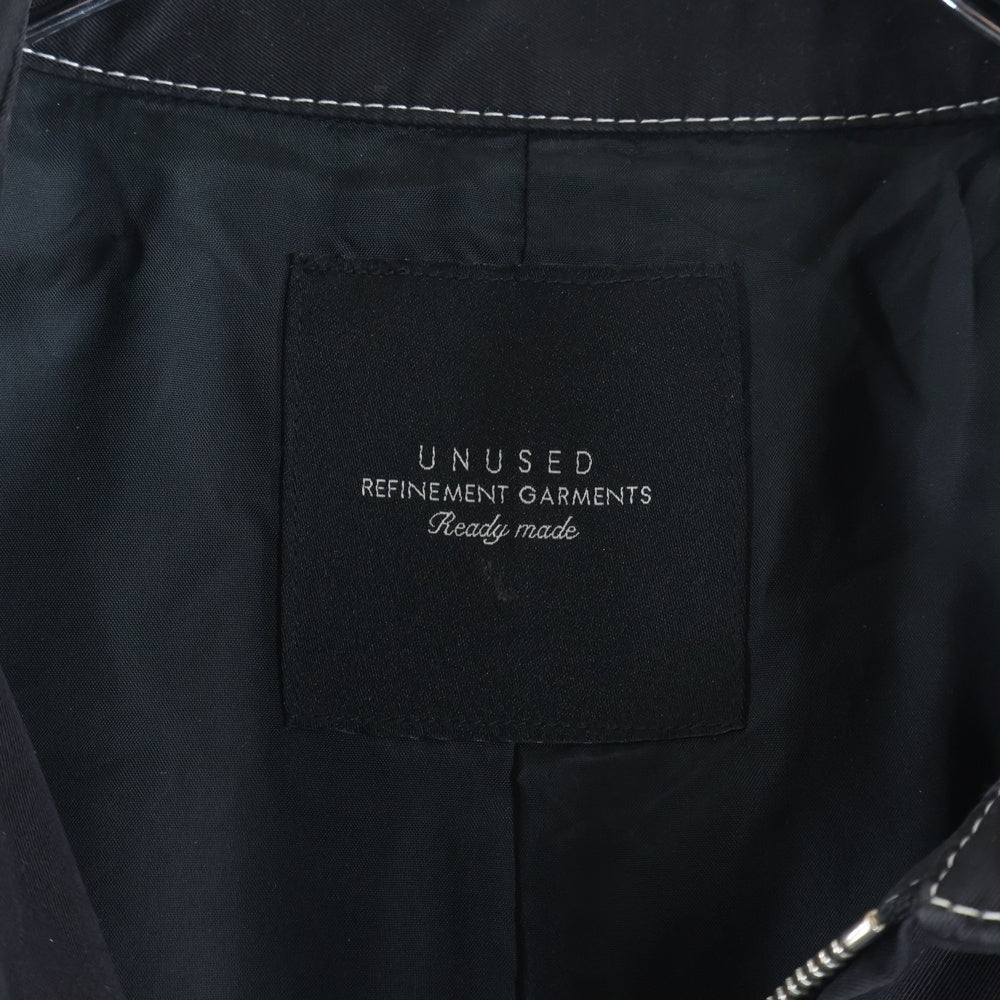 UNUSED(アンユーズド) 18SS Drizzler Jacket コットン ジップアップ ジャケット ブラック US1407