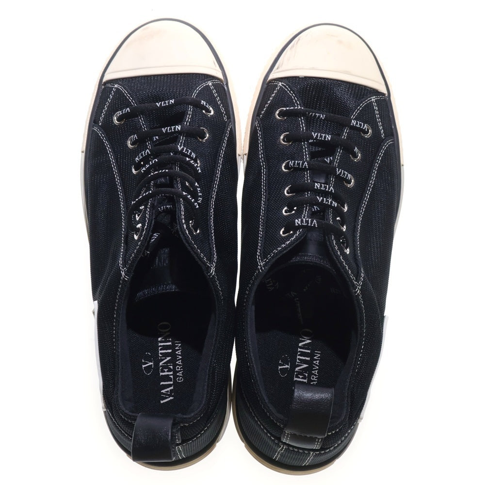 VALENTINO GARAVANI(ヴァレンチノガラヴァーニ) Vパンク ロックスタッズ ベルクロ ローカットスニーカー ブラック