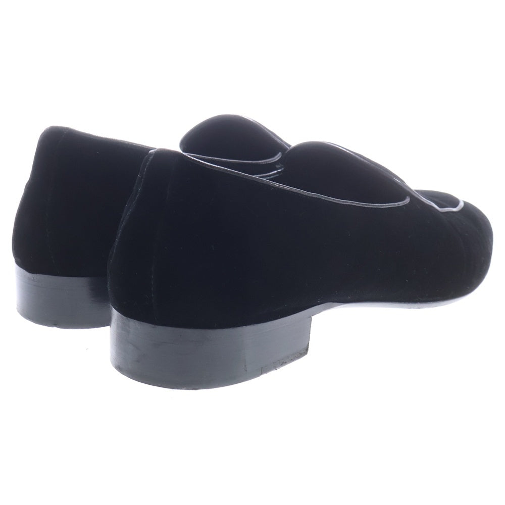 GIUSEPPE ZANOTTI(ジュゼッペ ザノッティ) ベルベット スリッポン ドレスシューズ ブラック