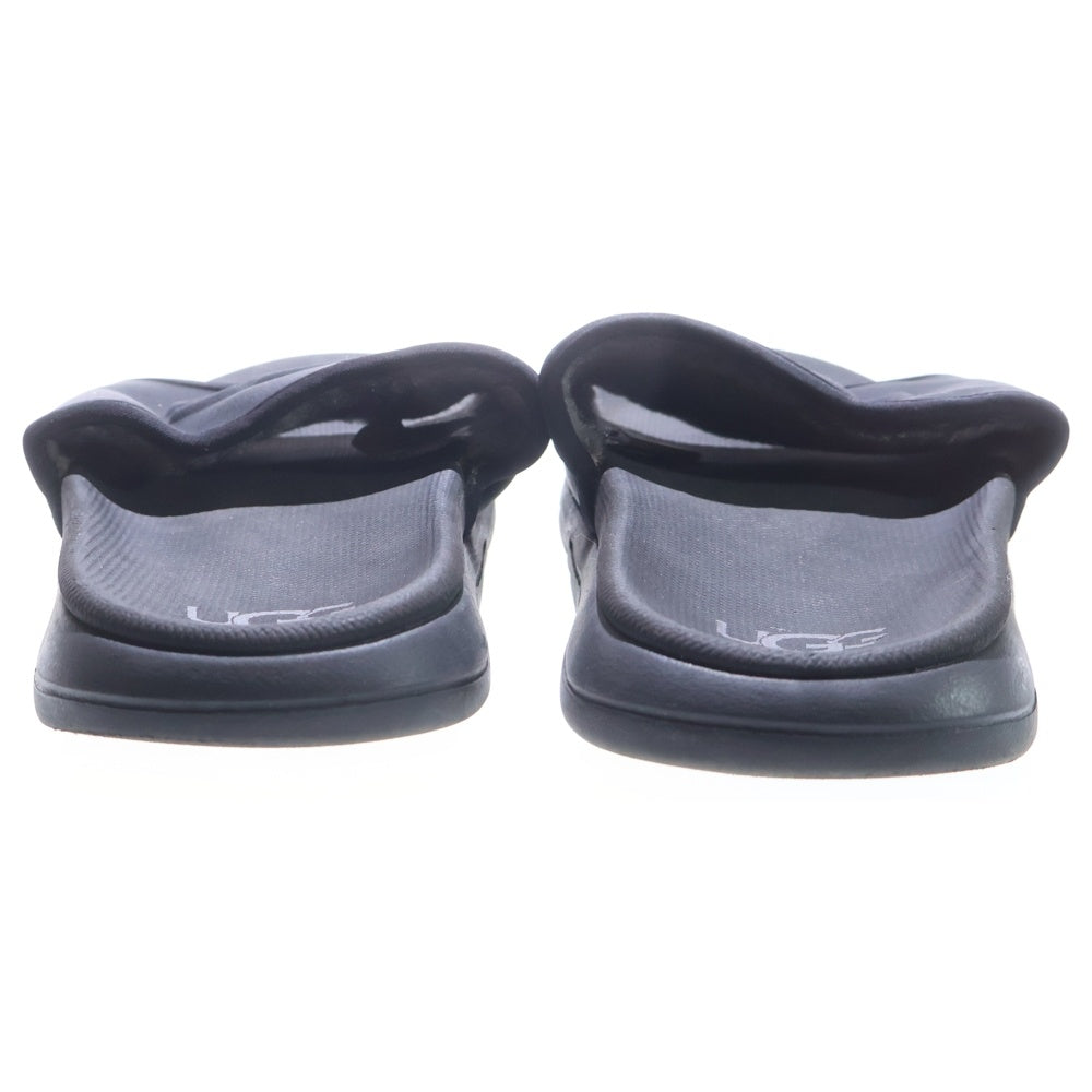 UGG(アグ) ロゴエンボス フラットサンダル ブラック