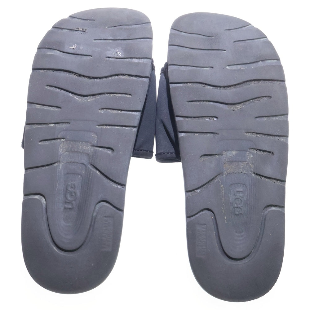 UGG(アグ) ロゴエンボス フラットサンダル ブラック