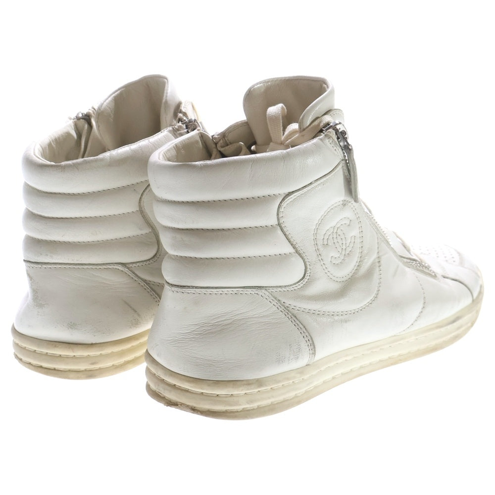 CHANEL(シャネル) ココマーク サイドジップハイカットスニーカー
