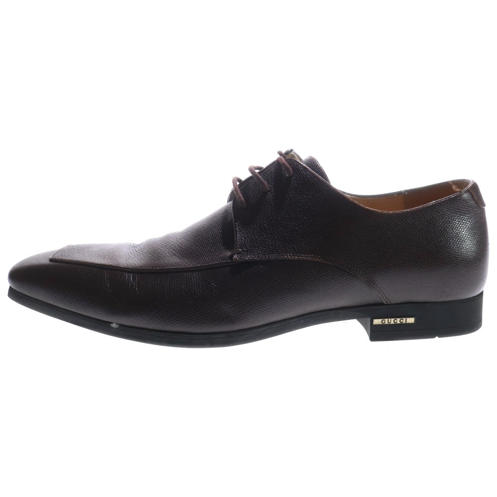 GUCCI(グッチ) Uチップ レザー ビジネス ドレスシューズ ブラウン 138200