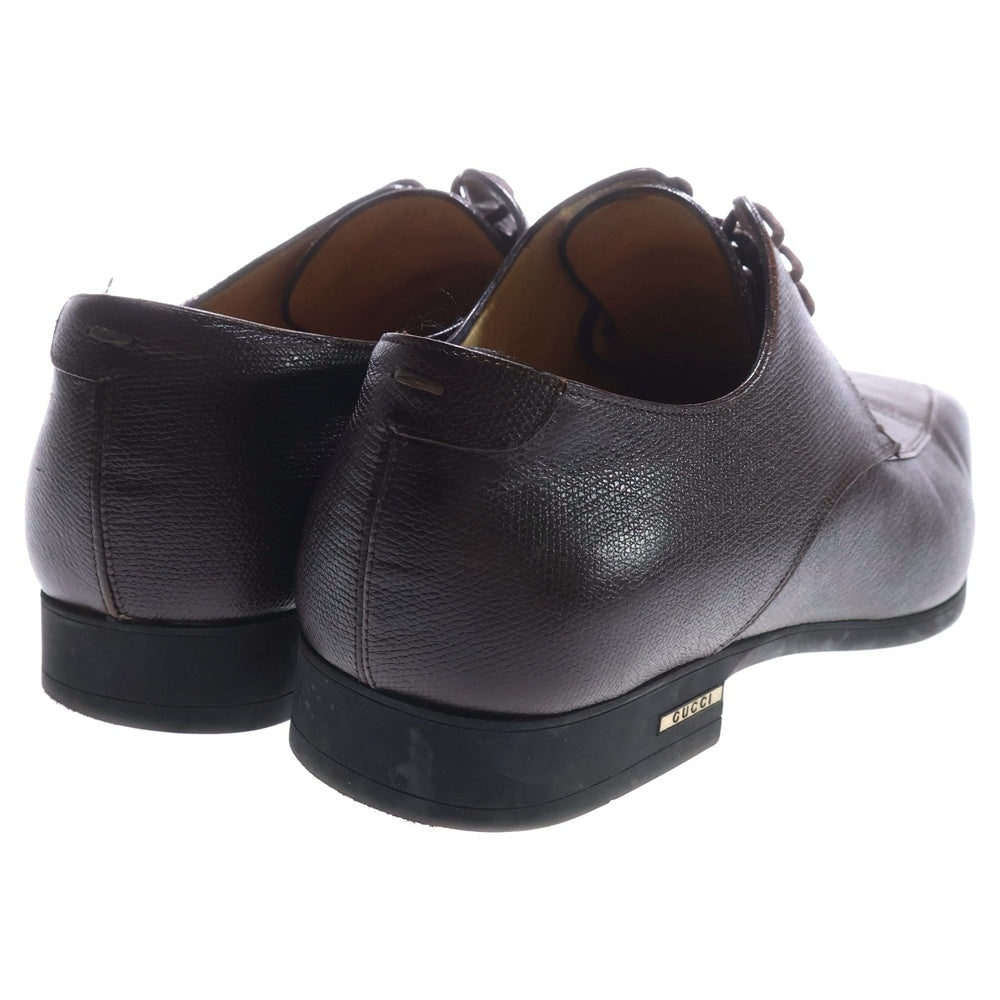 GUCCI(グッチ) Uチップ レザー ビジネス ドレスシューズ ブラウン 138200