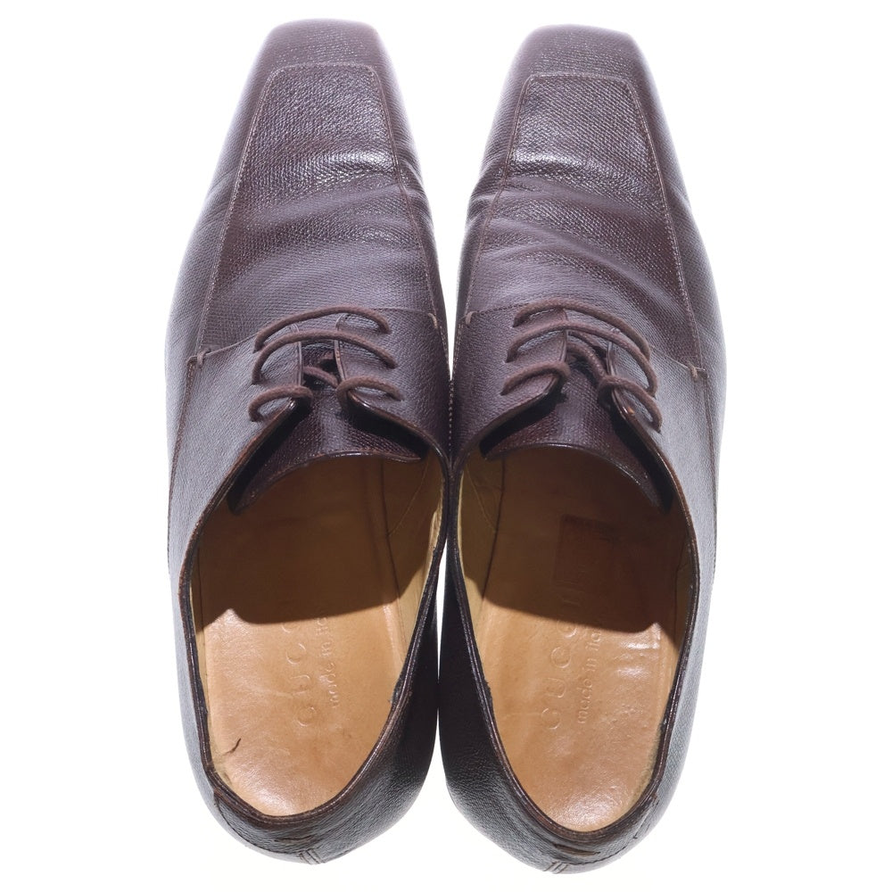 GUCCI(グッチ) Uチップ レザー ビジネス ドレスシューズ ブラウン 138200