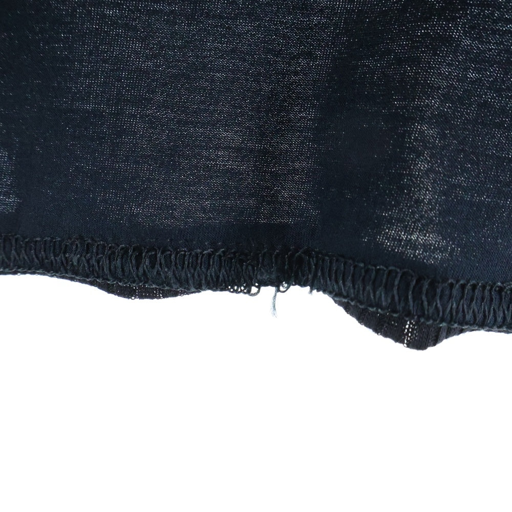 HELMUT LANG(ヘルムートラング) JERSEY WITH RIB リブ 半袖Tシャツ ネイビー 17-7101057