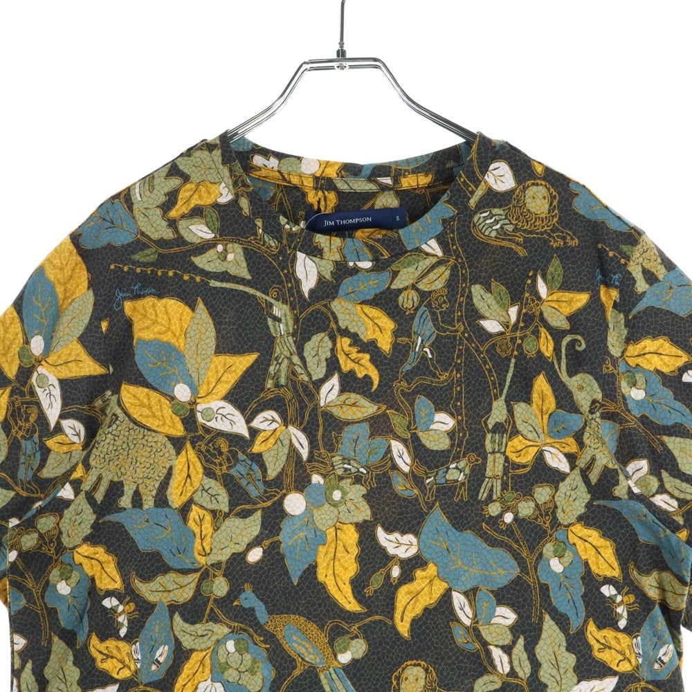 JIM THOMPSON(ジムトンプソン) ジムトンプソン アニマル エスニック総柄 半袖Tシャツ マルチ