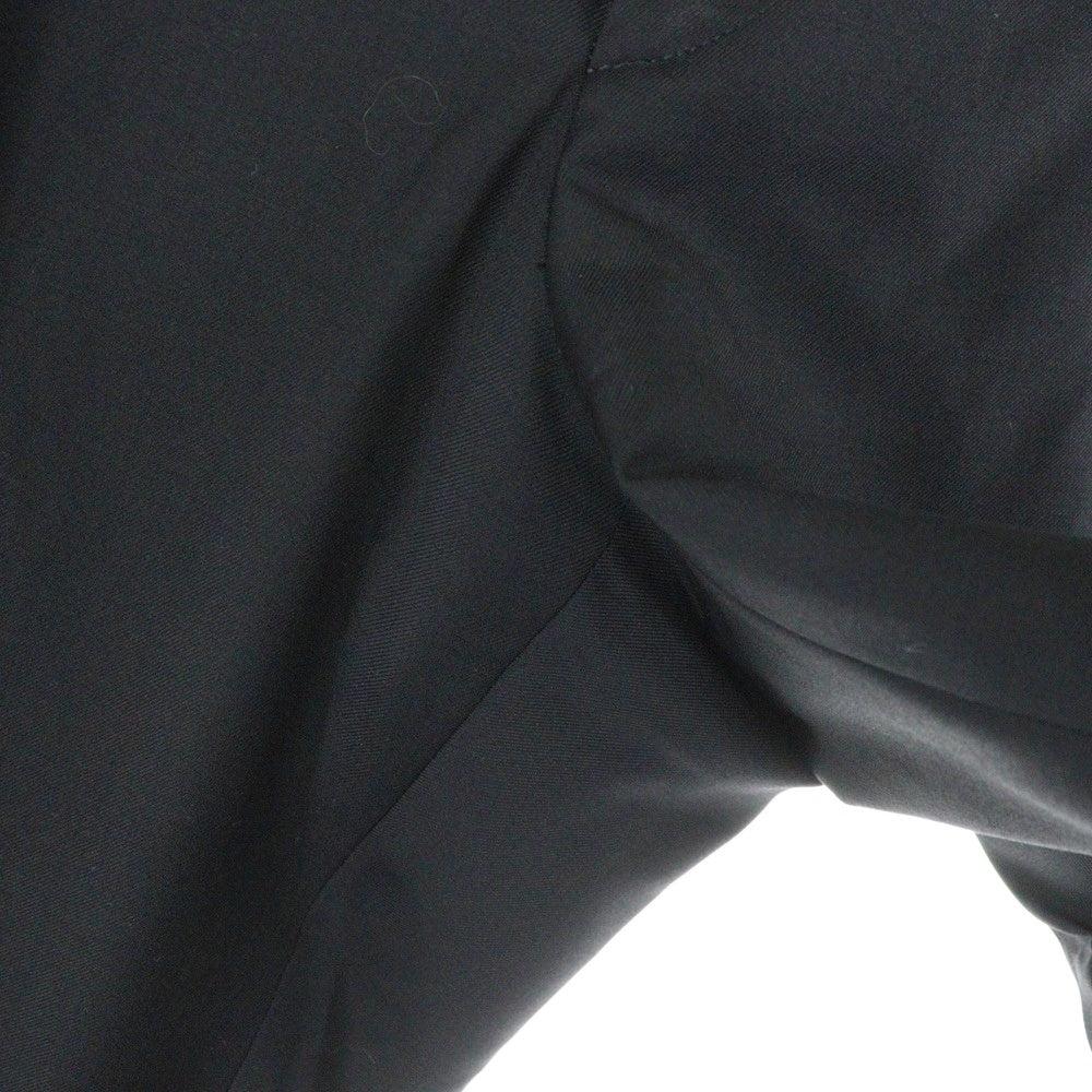 Giorgio Armani 黒ラベル　ブラック ベルベット スラックス 古着 GIORGIO ARMANI ジョルジオアルマーニ 90s イタリア製 オールド
