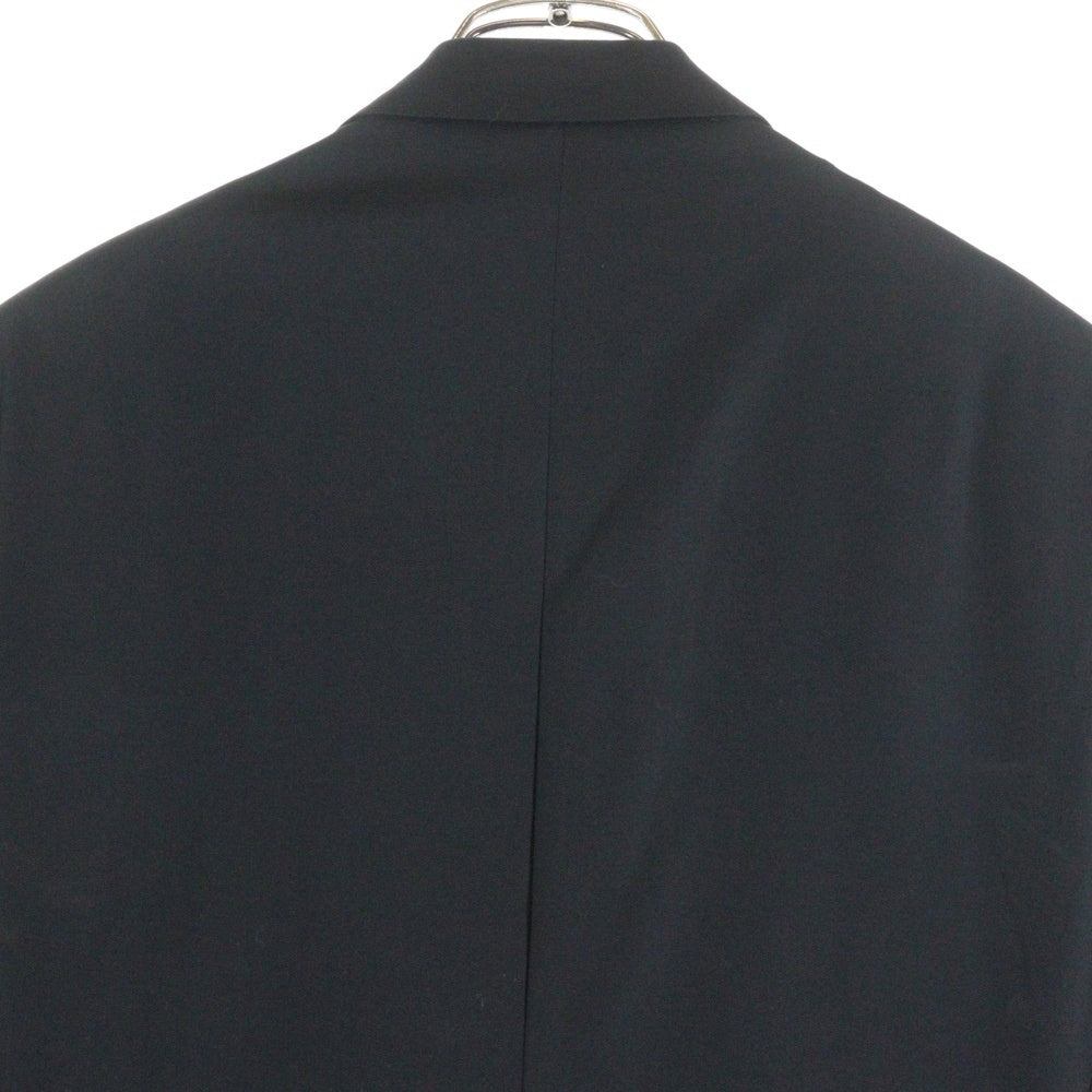 GIORGIO ARMANI(ジョルジオアルマーニ) 1B ピークドラペル ウール テーラードジャケット ブラック