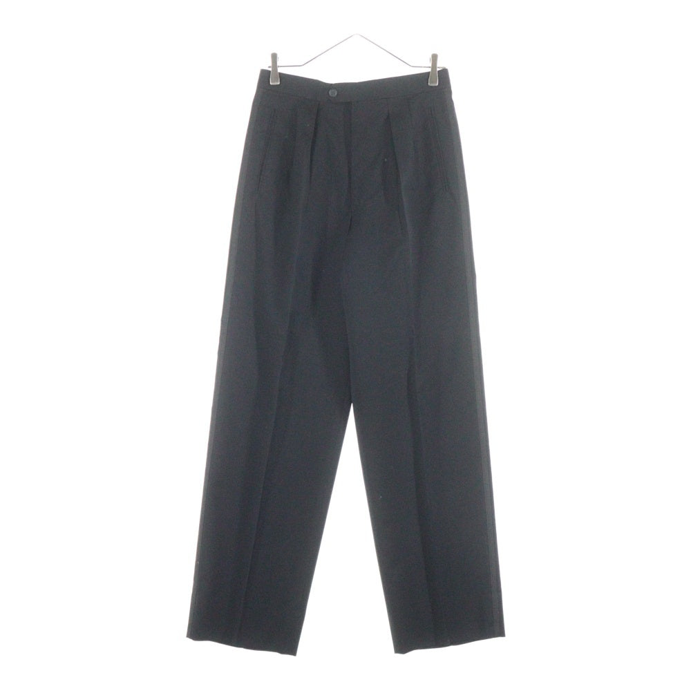 BARNEYS NEWYORK(バーニーズ ニューヨーク) ショールカラー ジャケット サイドライン スラックスパンツ 3ピース ブラック