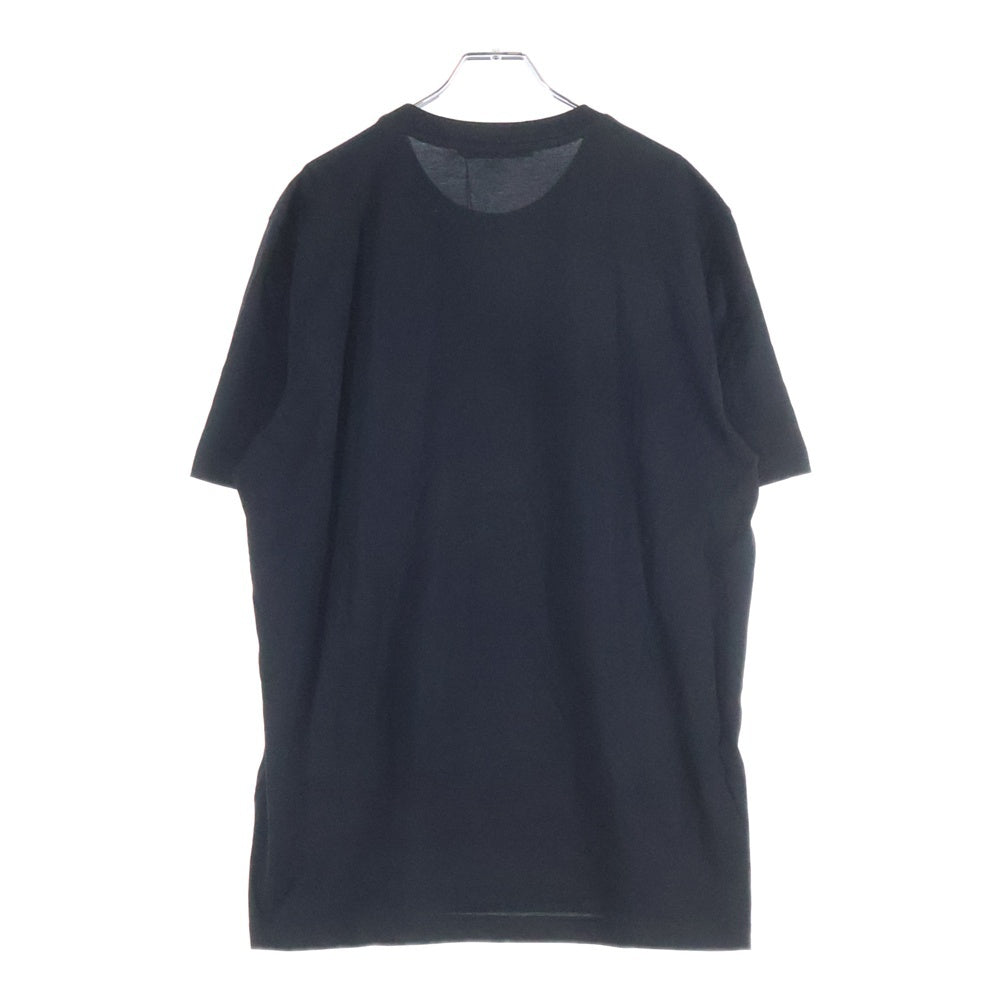 LOUIS VUITTON(ルイヴィトン) 24SS サークル スモールロゴ刺繍 半袖Tシャツ ブラック RM241Q JC8 HAY50W