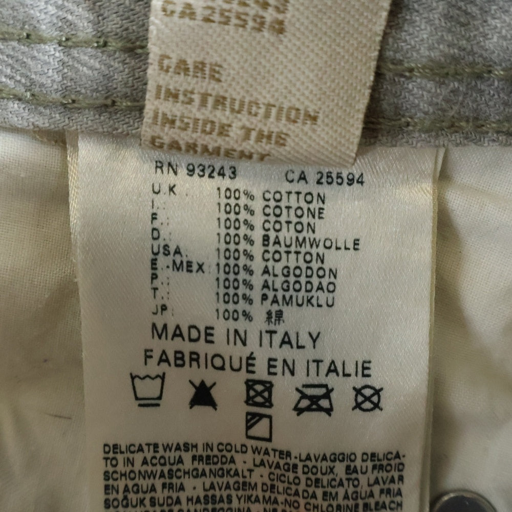 DIESEL(ディーゼル) デニム ジップフライ ジョグパンツ インディゴ グレー KROOLEY L.32