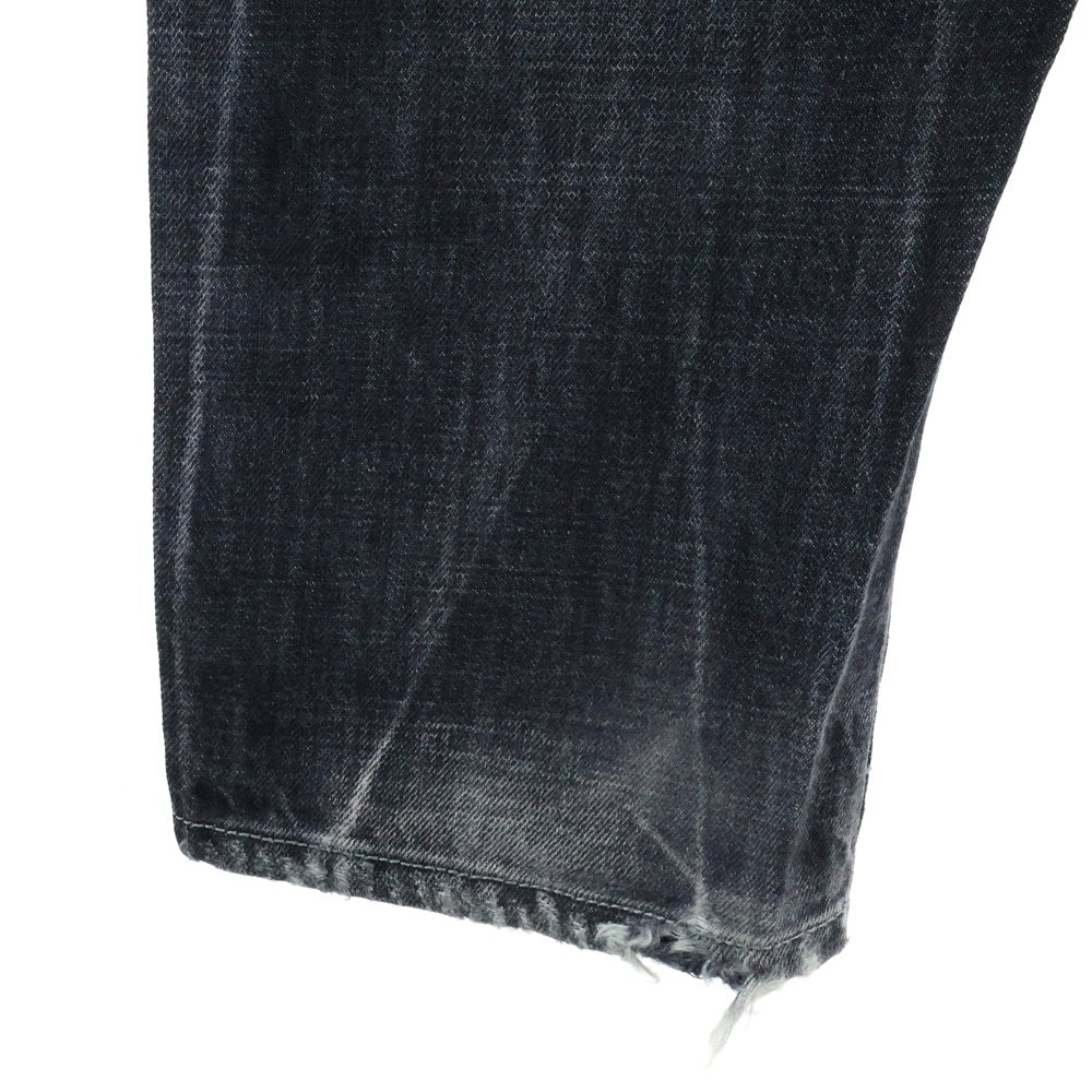DIESEL(ディーゼル) POIAK L.32 ダメージ加工 ストレッチ スリム スキニーデニムパンツ ブラック 008ZB