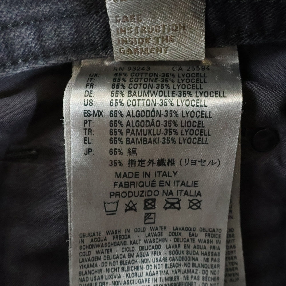 DIESEL(ディーゼル) THAVAR L.30 ダメージ加工 ストレッチ スキニーデニムパンツ ブラック 0837E