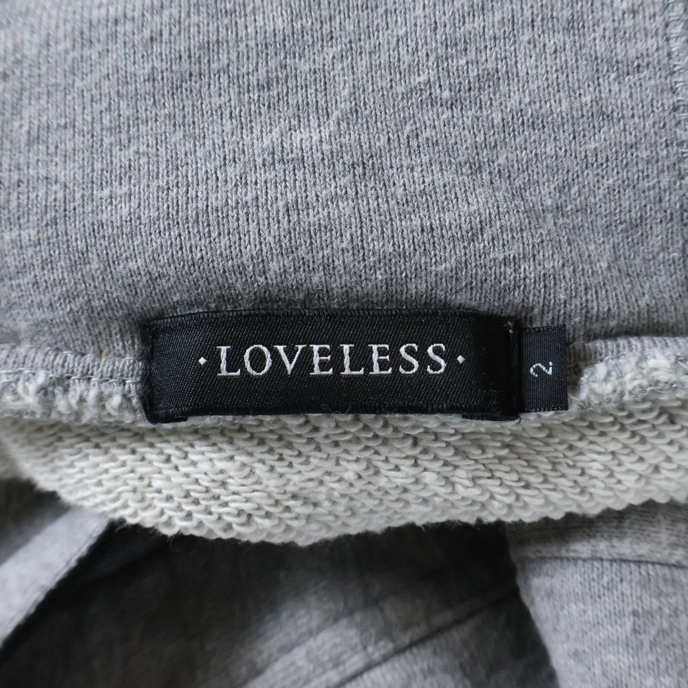 LOVELESS(ラブレス) ジップフーデッド ペイズリー オールインワン グレー