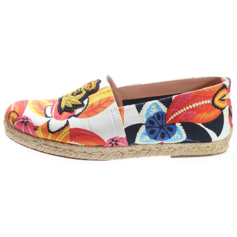 CHRISTIAN LOUBOUTIN(クリスチャンルブタン) ALFREDO FLAT PONY クラウン刺繍 エスパドリーユ スリッポン ローカットシューズ マルチ