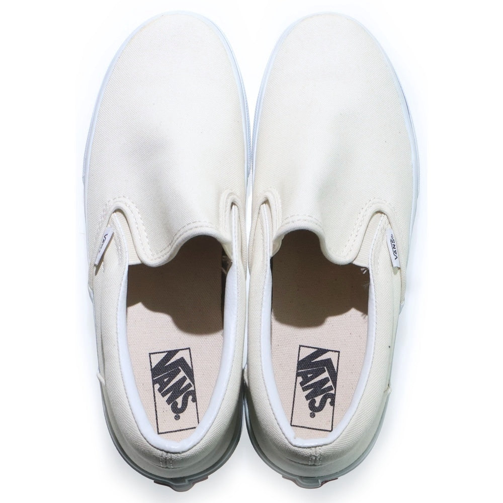 VANS(ヴァンズ) SLIP ON スリッポンローカットスニーカーシューズ アイボリー US9/27cm V98CLA