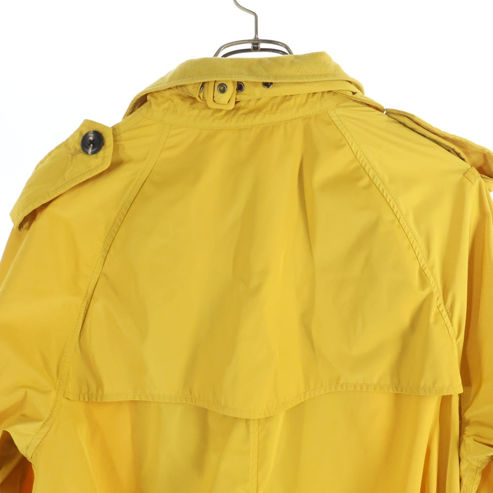 EMPORIO ARMANI(エンポリオアルマーニ) DAVID LINE Nylon Coat デビットライン ベルト付き ナイロンコート イエロー J1L170