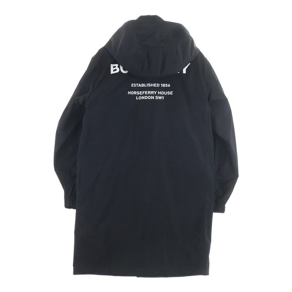 BURBERRY(バーバリー) Horseferry Car Coat ホースフェリー ステンカラーコート ブラック 8025643