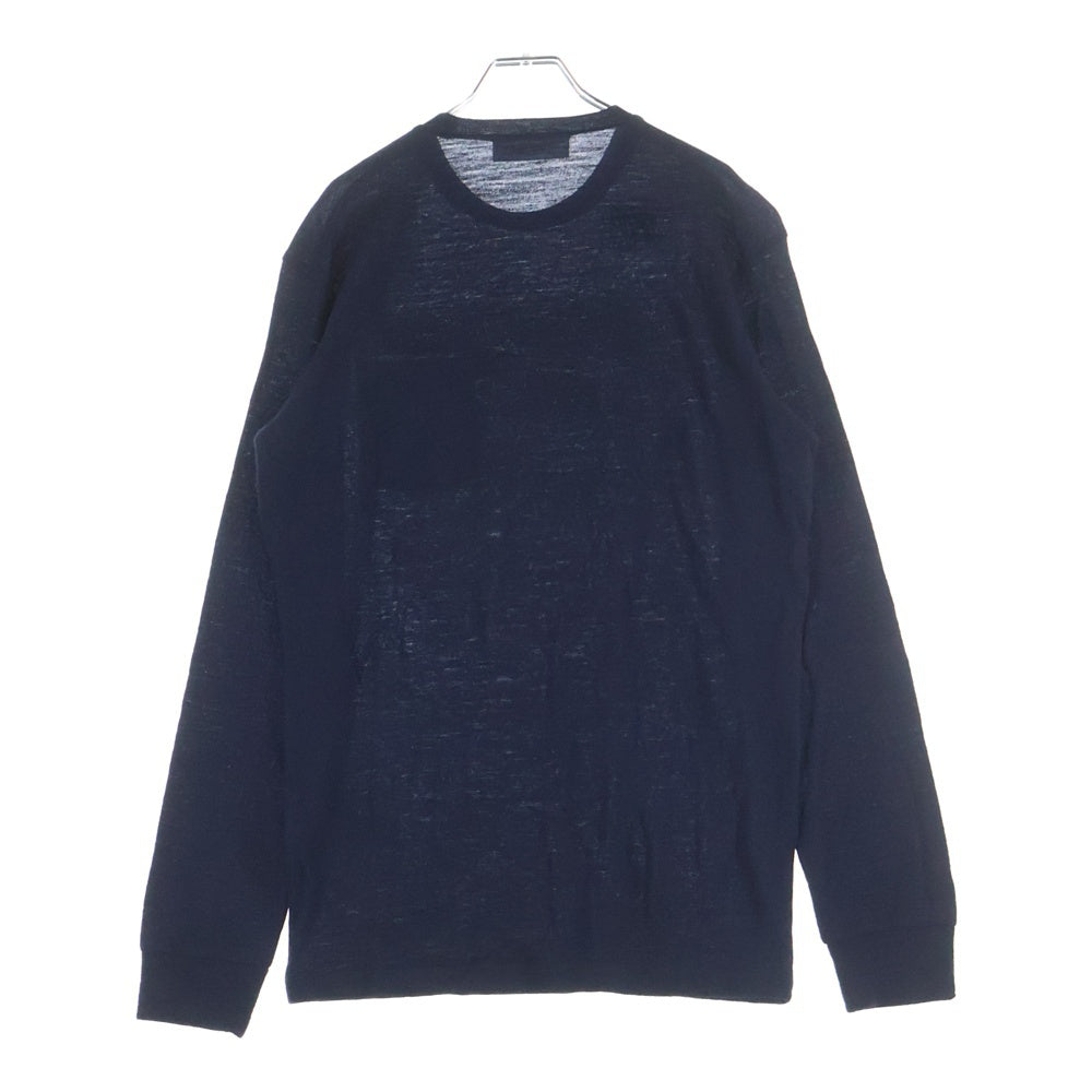 DSQUARED2(ディースクエアード) 15AW ロゴプリント 長袖ポケットTシャツ ネイビー S71GD0267