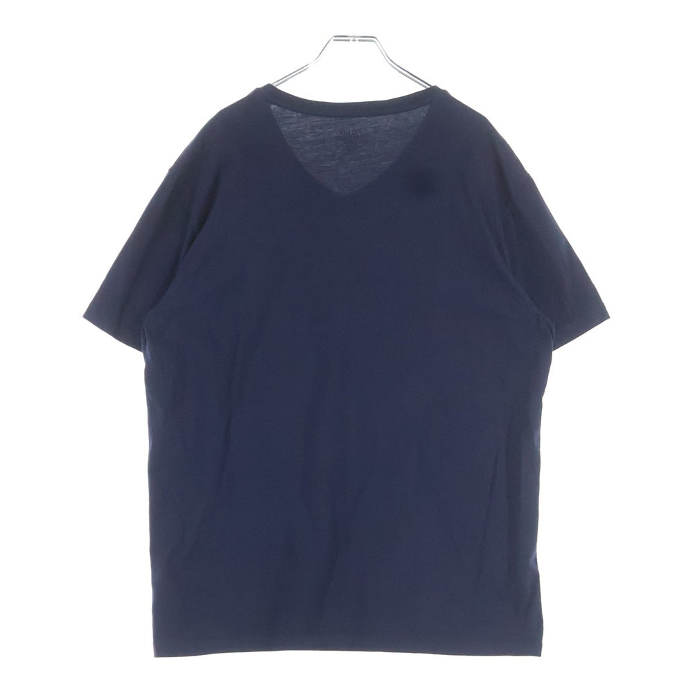 POLO RALPH LAUREN(ポロラルフローレン) スモールポニー 刺繍 Vネック半袖Tシャツ ネイビー