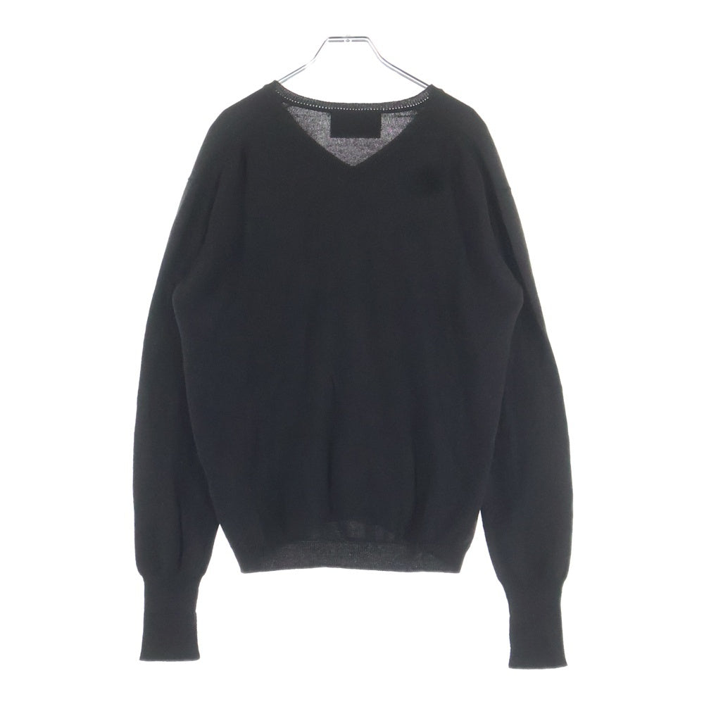 PRADA(プラダ) カシミヤ Vネック ニット セーター ブラック
