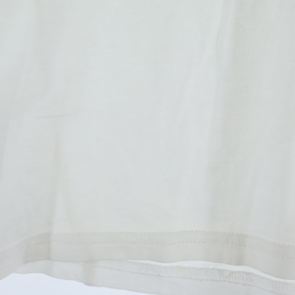 CELINE(セリーヌ) フロントロゴプリント クルーネック 半袖Tシャツ カットソー ホワイト X008370E