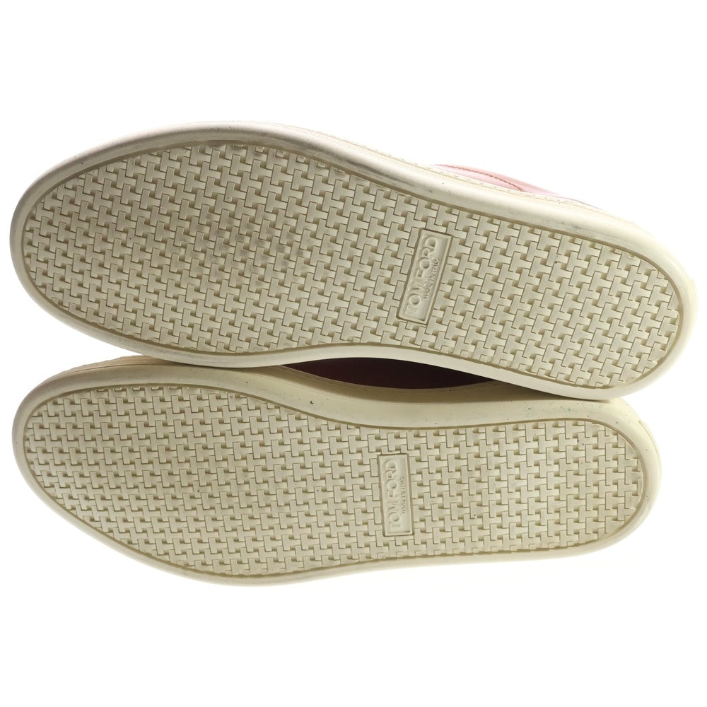 TOM FORD(トムフォード) レザー ローカットスニーカー ブラウン J0866T