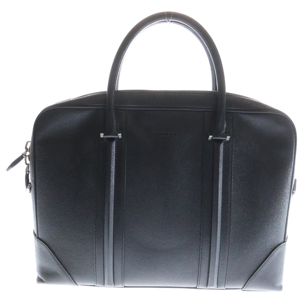 GIVENCHY(ジバンシィ) レザー 2WAY ビジネスバッグ ブリーフケース ハンドバッグ ショルダーバッグ ブラック