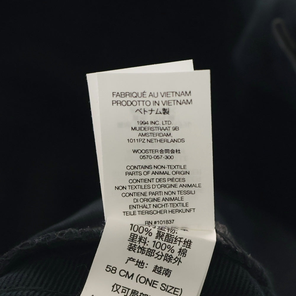 SUPREME(シュプリーム) 25AW New York Leather 6-Panel ニューヨーク レザー 6パネル キャップ 帽子 ブラック